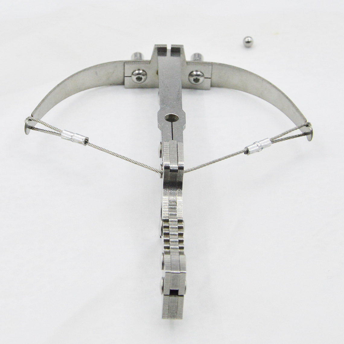 Mini Crossbow launch steel balls or Toothpick Stainless Steel toy crossbow Outdoor play and rare gifts