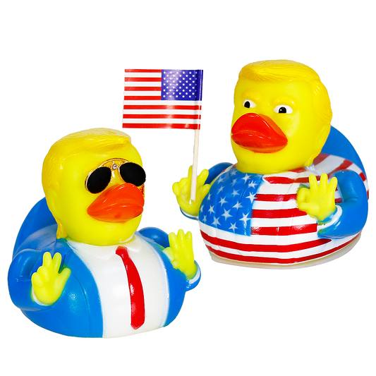 2 Pcs Trump Duck Trump Gifts Trump Merchandise Donald Duck Car Dashboard Decorations Funny Rubber Ducks Donald Trump Duck