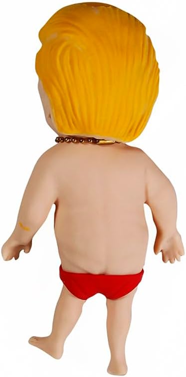 Donald trump merchandise Swimsuit Decompression Dough Ball with Golden Necklace and Swimming Trump Trunks Sand-Filled Squishy Fidget Toys Stress Relief Toy Stress Toys Adults （Swimming Trunks are Random in Color）