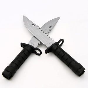 Pack of 2 Plastic Dagger Not Sharp Halloween Props Safety Won't Hurt Fake Knife 9 Inch
