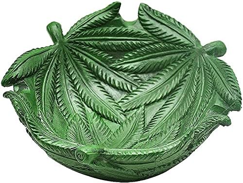 Resin ashtray is designed in a marijuana leaf foliage shape Rare and innovative products（Buy on Amazon free shipping）