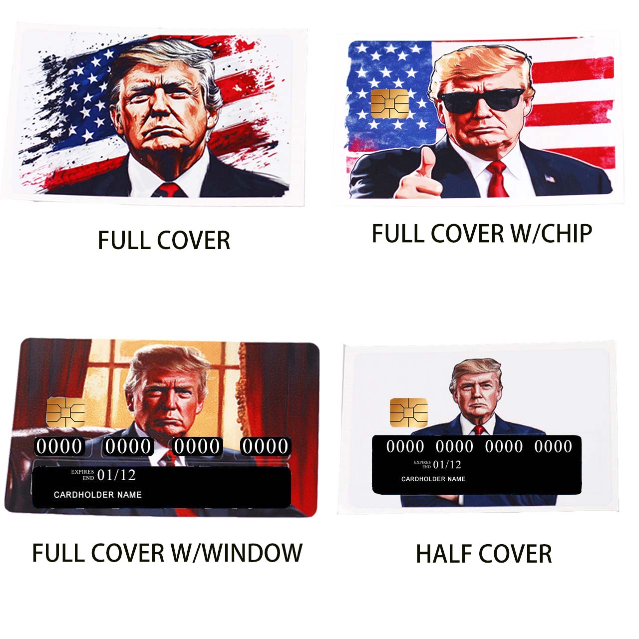 Donald Trump Credit Card Skin Trump Credit Card Sticker Trump Debit Card Skin Trump Card Skin Donald Trump Dredit Card Skin Credit Card Skins Debit Card Sticker Trump Credit Card Skins with Chip 9PCS