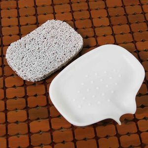 Soap Holder Set Non Slip Soap Holder Pad Soap Dishes for Bar Soap Self Draining Soap Tray for Shower Bathroom Kitchen Bathtub Keep Soap Dry Extend Soap Life