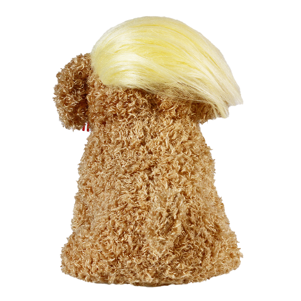 Trump Teddy Dog with Wig, Tag and Flag Donald Trump Merchandise Trump Doll Trump Dog Toy Funny Trump Gifts Trump Decor Funny Toys Donald Trump Gifts Trump Accessories