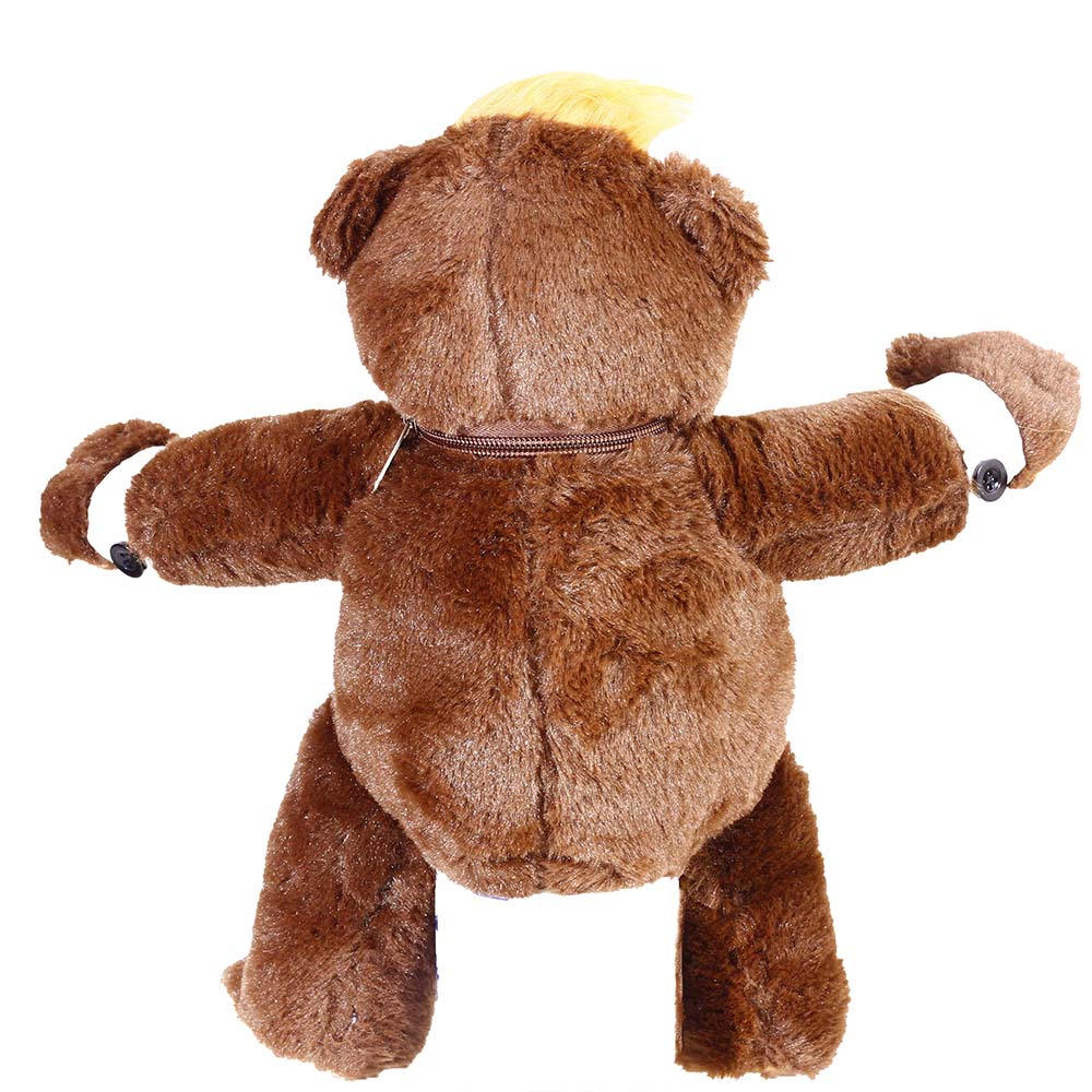 Trump Bear with Flag Cape and Sunglasses Donald Trump Merchandise Donald Trump Doll Trumpy Bear Donald Trump Gifts for Trump Supporters and Patriotic Americans