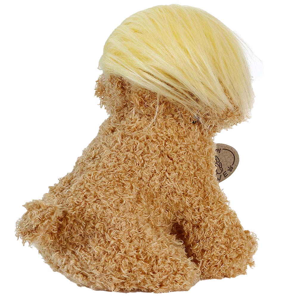 Trump Teddy Dog with Wig, Tag and Flag Donald Trump Merchandise Trump Doll Trump Dog Toy Funny Trump Gifts Trump Decor Funny Toys Donald Trump Gifts Trump Accessories