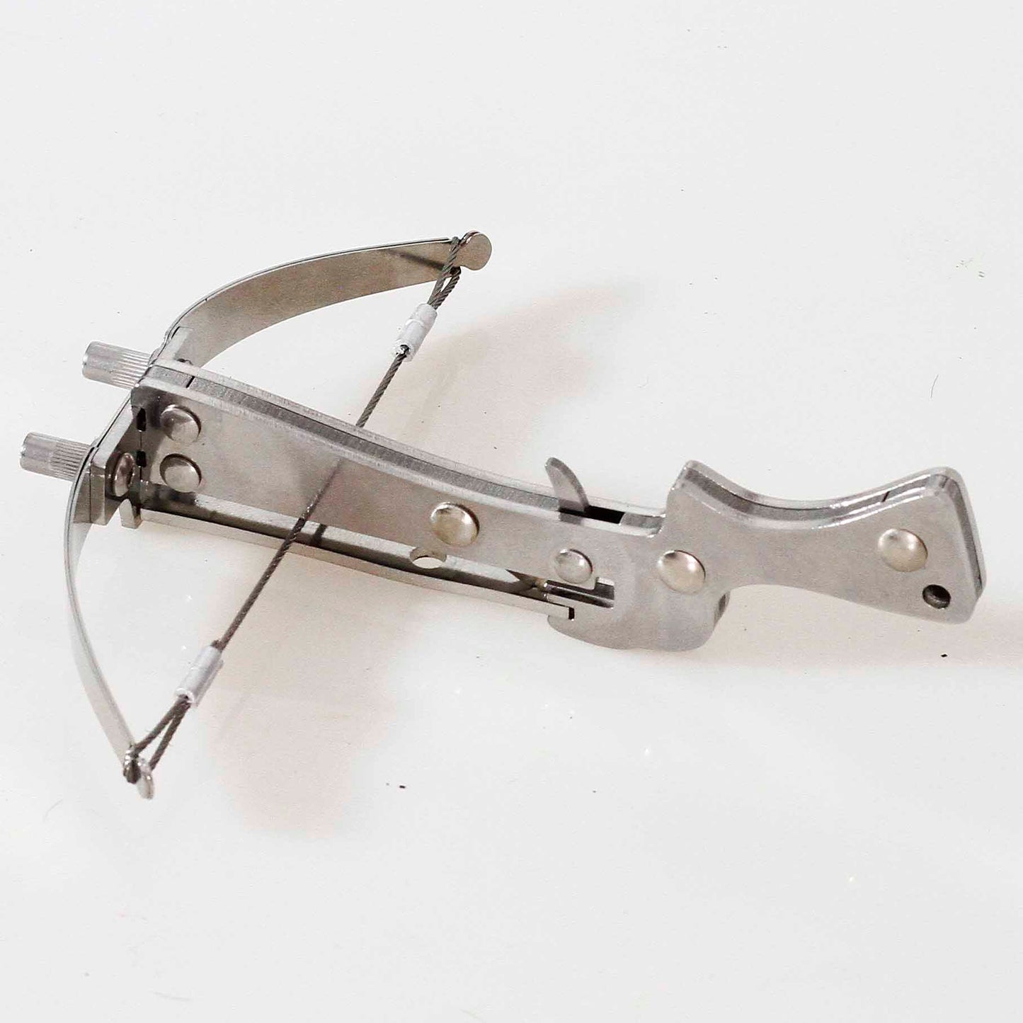 Mini Crossbow  launch steel balls or Toothpick Stainless Steel toy crossbow Outdoor play  and rare gifts