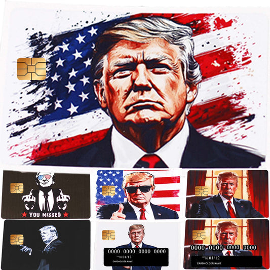 Donald Trump Credit Card Skin Trump Credit Card Sticker Trump Debit Card Skin Trump Card Skin Donald Trump Dredit Card Skin Credit Card Skins Debit Card Sticker Trump Credit Card Skins with Chip 9PCS