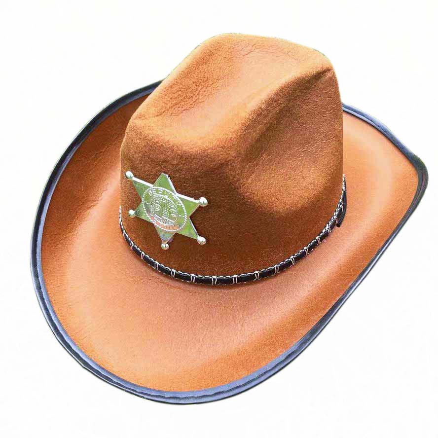 Wild West Cowboys Set Gun and Holster with Badge Belt Bandana (Bandanna and Gun Set)