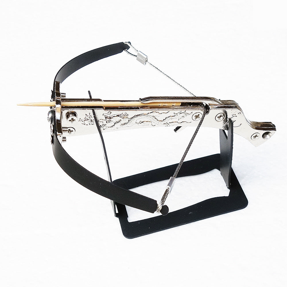 Mini Metal Dragon Tattoo Toothpick Crossbow - sunhilltoy