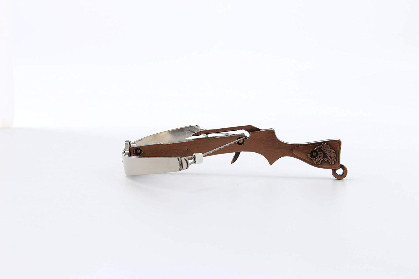 Mini Crossbow Stainless Steel Bow Piece Zinc Alloy Body 6 Pounds Pull