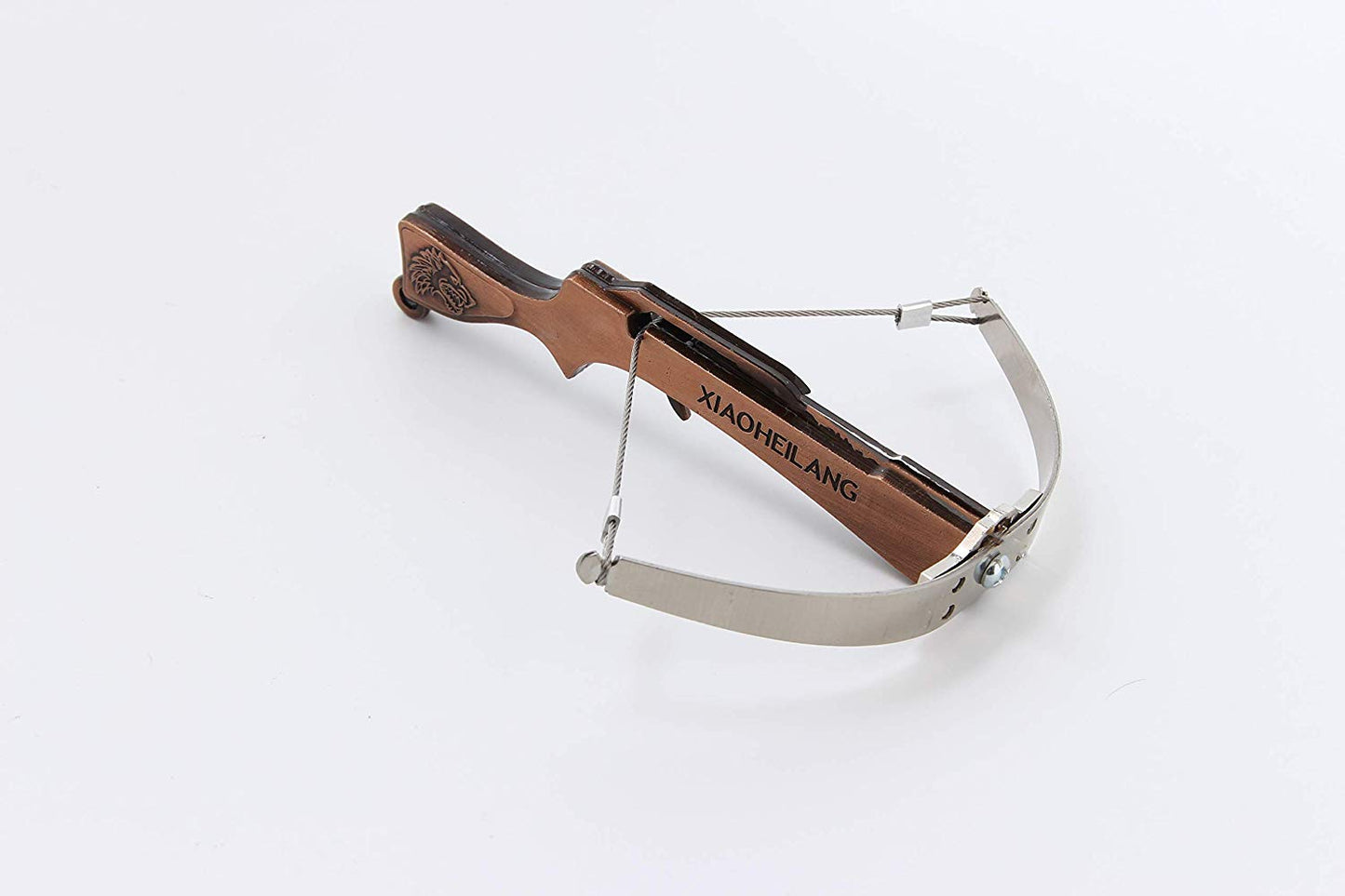 Mini Crossbow Stainless Steel Bow Piece Zinc Alloy Body 6 Pounds Pull