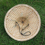 Bamboo Hat China Guangdong Local Characteristics Hand-woven Large Conical Hats Sun Hat 21 Inch