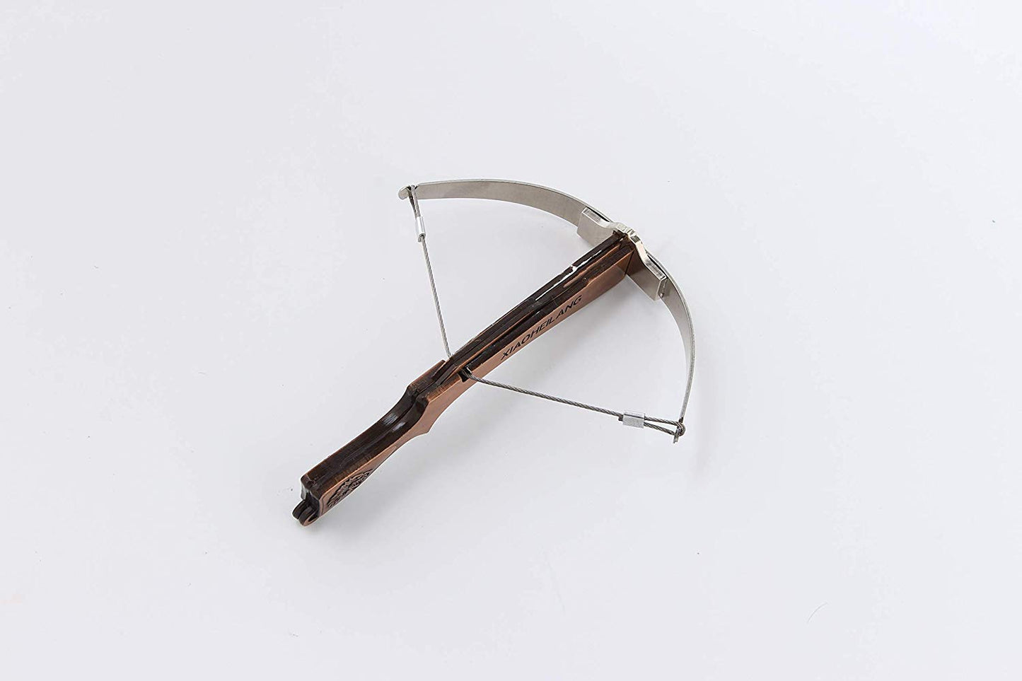 Mini Crossbow Stainless Steel Bow Piece Zinc Alloy Body 6 Pounds Pull