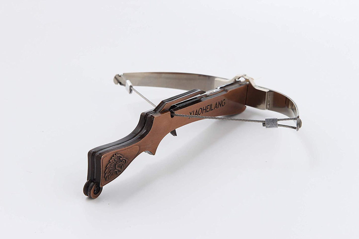 Mini Crossbow Stainless Steel Bow Piece Zinc Alloy Body 6 Pounds Pull