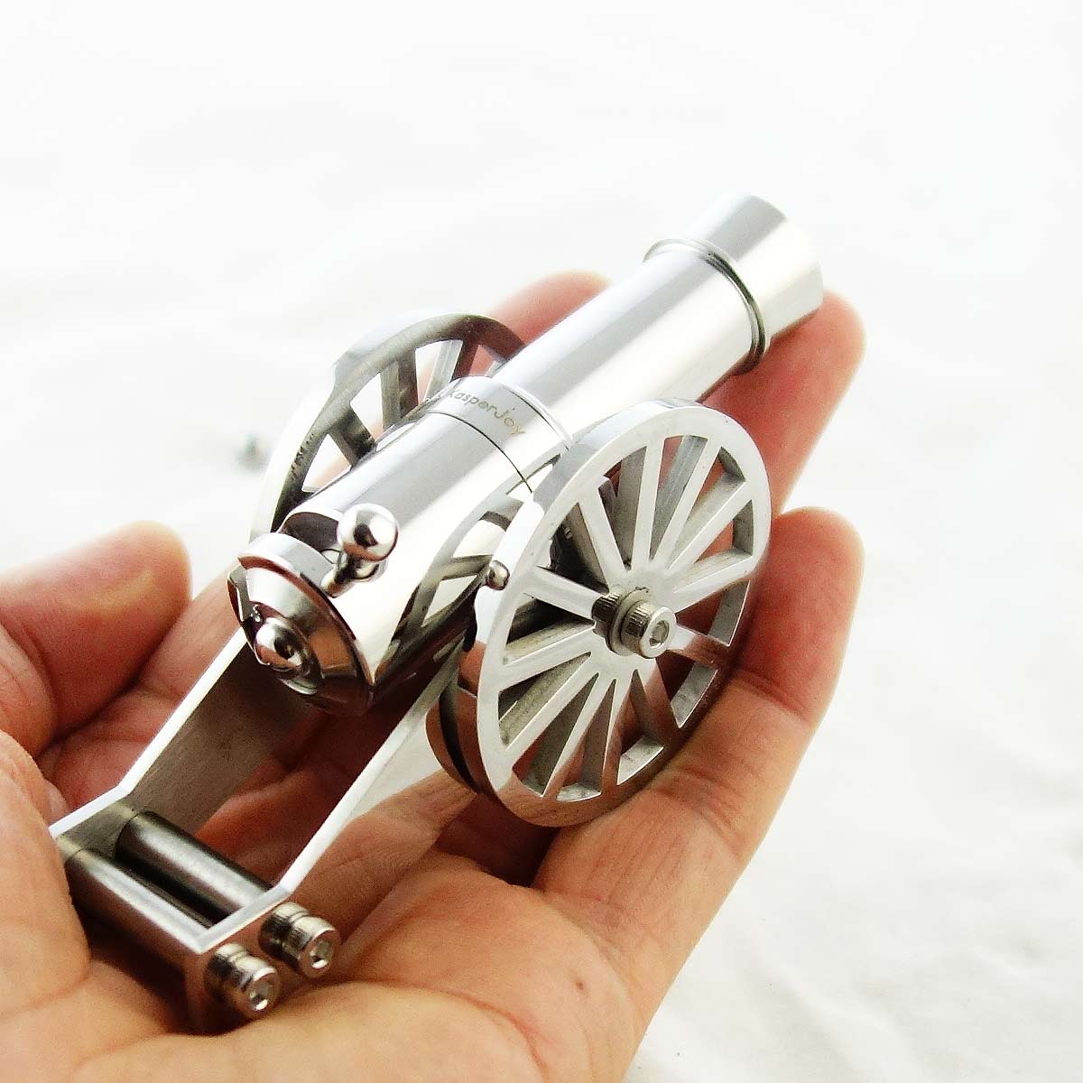 Mini Napoleon Cannon Metal Desktop Model Big Gun Artillery  Kit for Collection