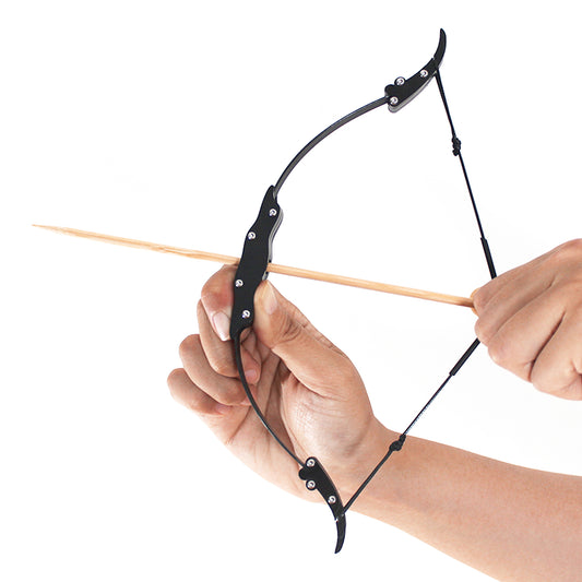 Mini Archery Bow and 10 Arrow Set Mini Recurve Bow Mini Double Aiming Bow