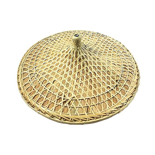 Bamboo Hat China Guangdong Local Characteristics Hand-woven Large Conical Hats Sun Hat 21 Inch