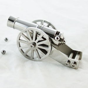 Mini Napoleon Cannon Metal Desktop Model Big Gun Artillery  Kit for Collection