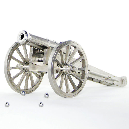 Mini Cannon Stainless Steel Handcrafted Napoleon Cannon Model Rare Military Collection