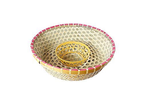 Chinese Natural Bamboo Braid Hats Ancient Conical Coolie Big Hat Fishing Hat - sunhilltoy