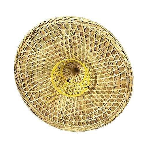 Bamboo Hat China Guangdong Local Characteristics Hand-woven Large Conical Hats Sun Hat 21 Inch