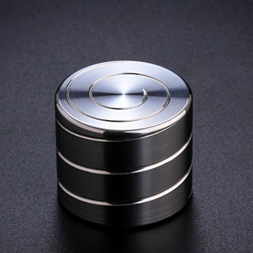 Fidget Screw Spinner New Cube Hypnotic Cylinder Metal Stainless Steel R188 Bearing Desk Toy