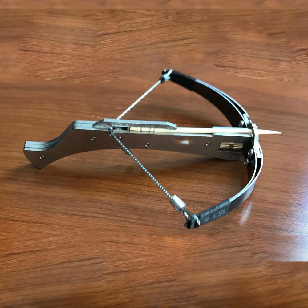 3 Reed Spring  Steel Strong Mini Crossbow Gold Silver Black Random Delivery Powerful - sunhilltoy