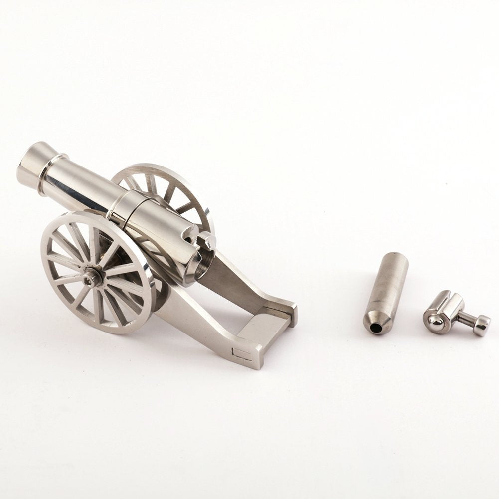 Mini Napoleon Cannon Metal Desktop Model Big Gun Artillery  Kit for Collection