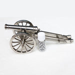 Mini Cannon Stainless Steel Handcrafted Napoleon Cannon Model Rare Military Collection