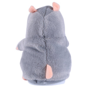 Talking Hamster Toys Repeats What You Say Electronic Pet Plush Buddy Mouse for Kids Children Gift - sunhilltoy