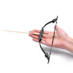Mini Archery Bow and 10 Arrow Set Mini Recurve Bow Mini Double Aiming Bow