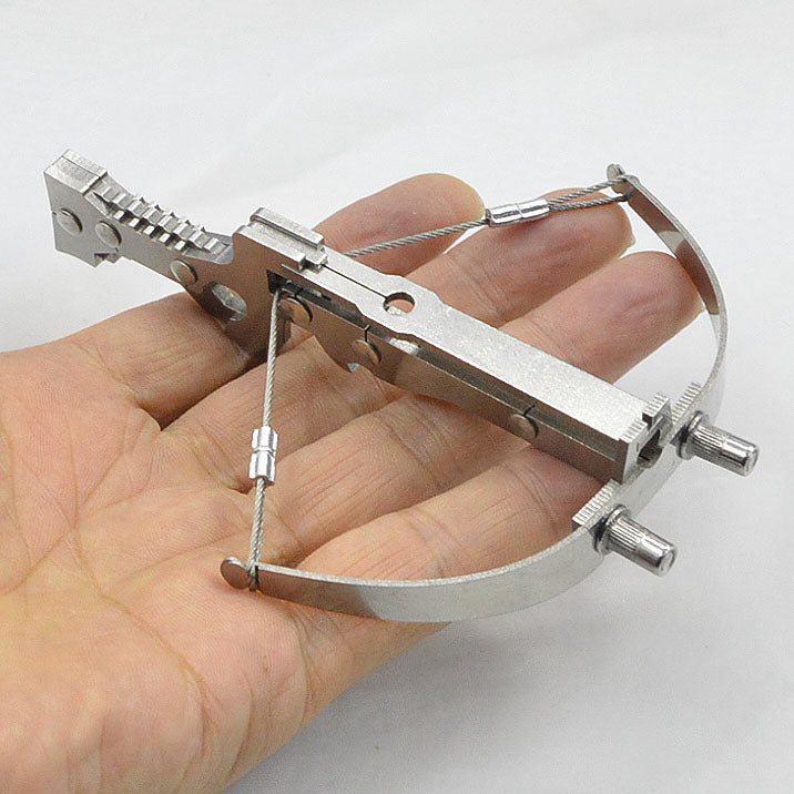 Stainless Steel Mini Crossbow  with steel balls  Outdoor play  and rare gifts