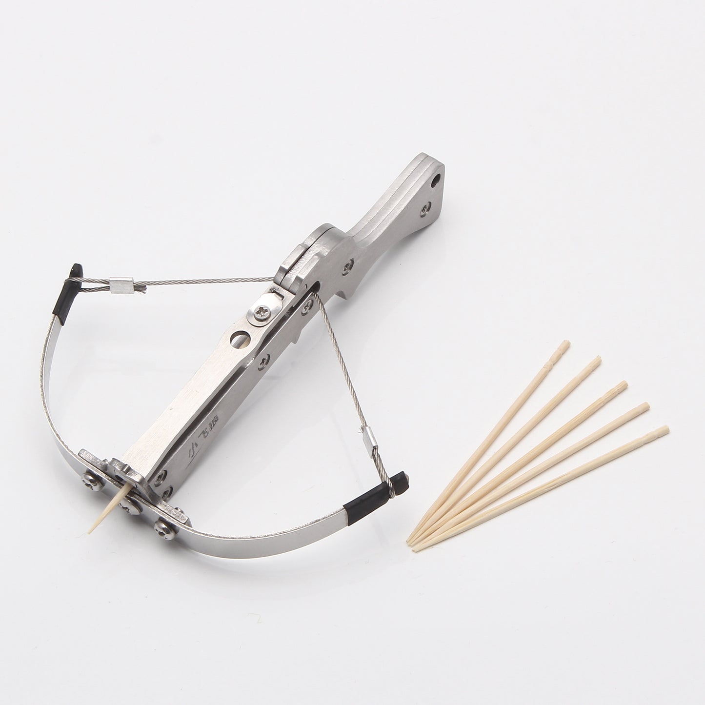 Mini Powerful Stainless Steel Crossbow  Launch Steel Ball or Toothpick