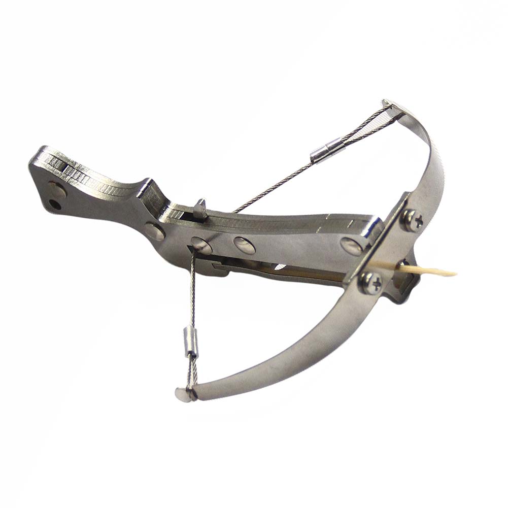 Mini Powerful Stainless Steel Crossbow  Launch Steel Ball or Toothpick